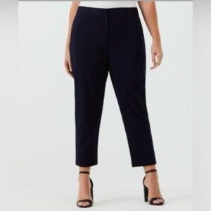 Rafaela Women's Plus Size Navy Tailored Pants